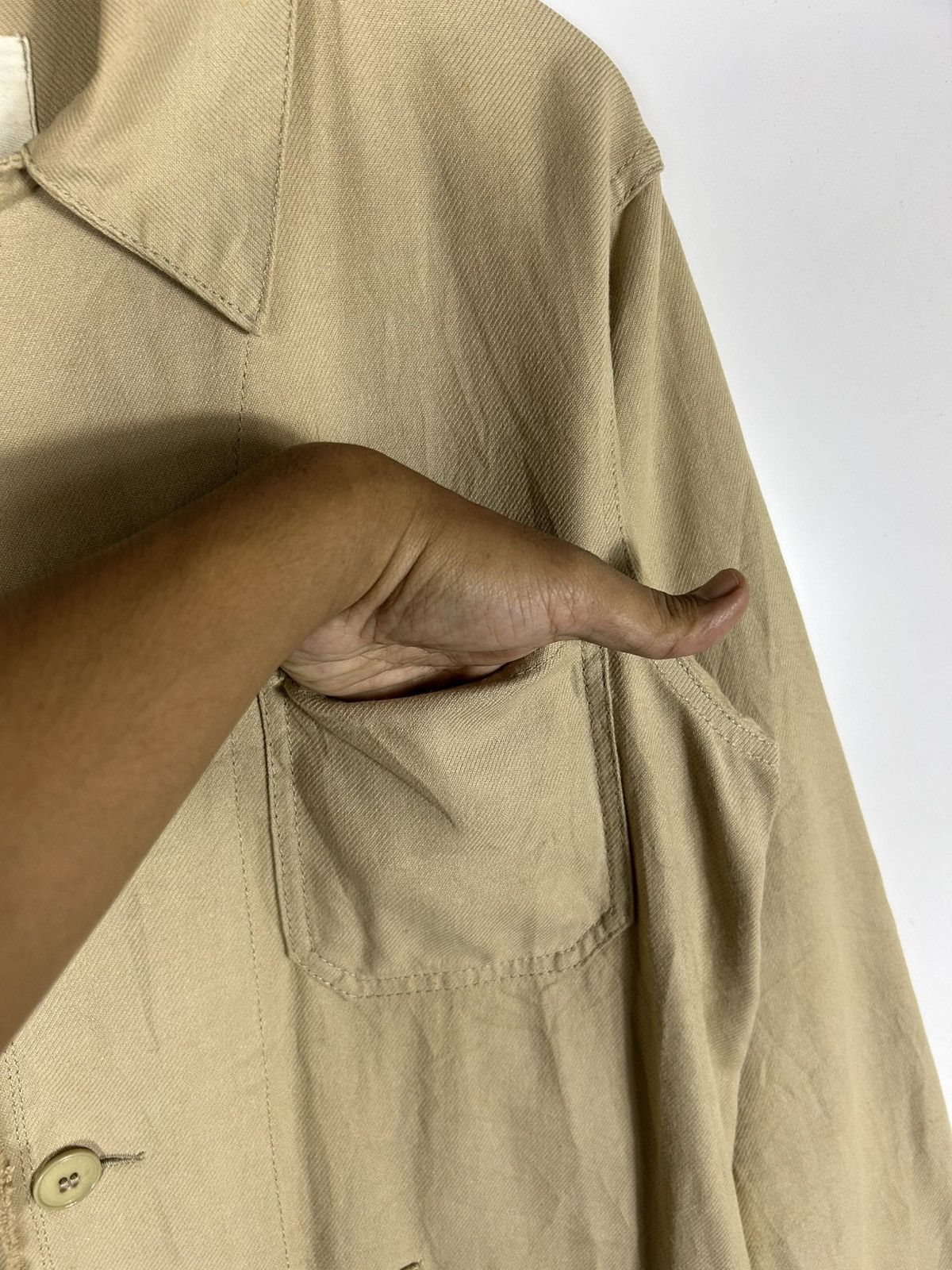 CABANE de ZUCCa 🔥Zucca By Issey Miyake Button Long Coat Jacket Size US M / EU 48-50 / 2 - 6 Thumbnail