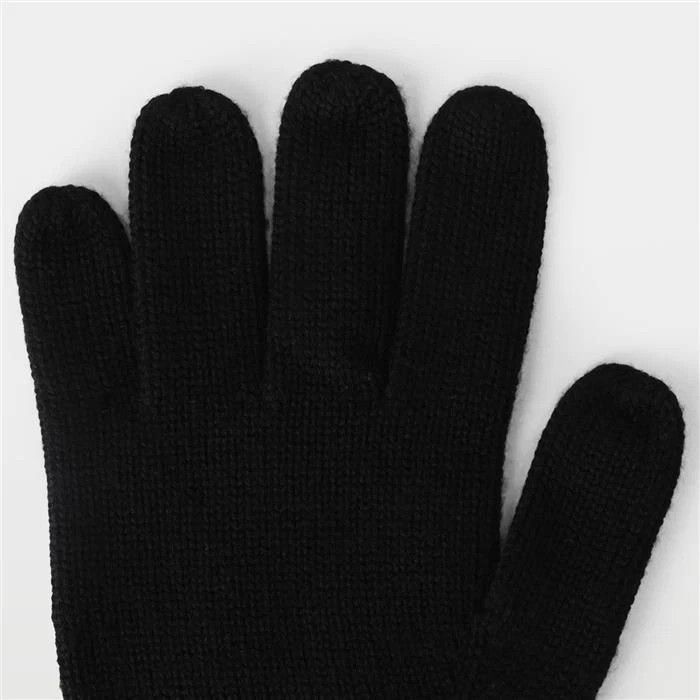 Burberry o1w1db10126 Size: XL / BB Logo Wool Knit Gloves Black/Ivory Size ONE SIZE - 3 Thumbnail