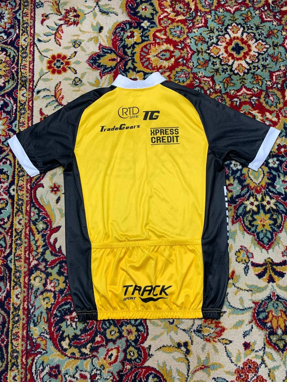 Vintage VINTAGE CRANE CYCLING JERSEY FULL FRONT ZIP Size US L / EU 52-54 / 3 - 2 Thumbnail
