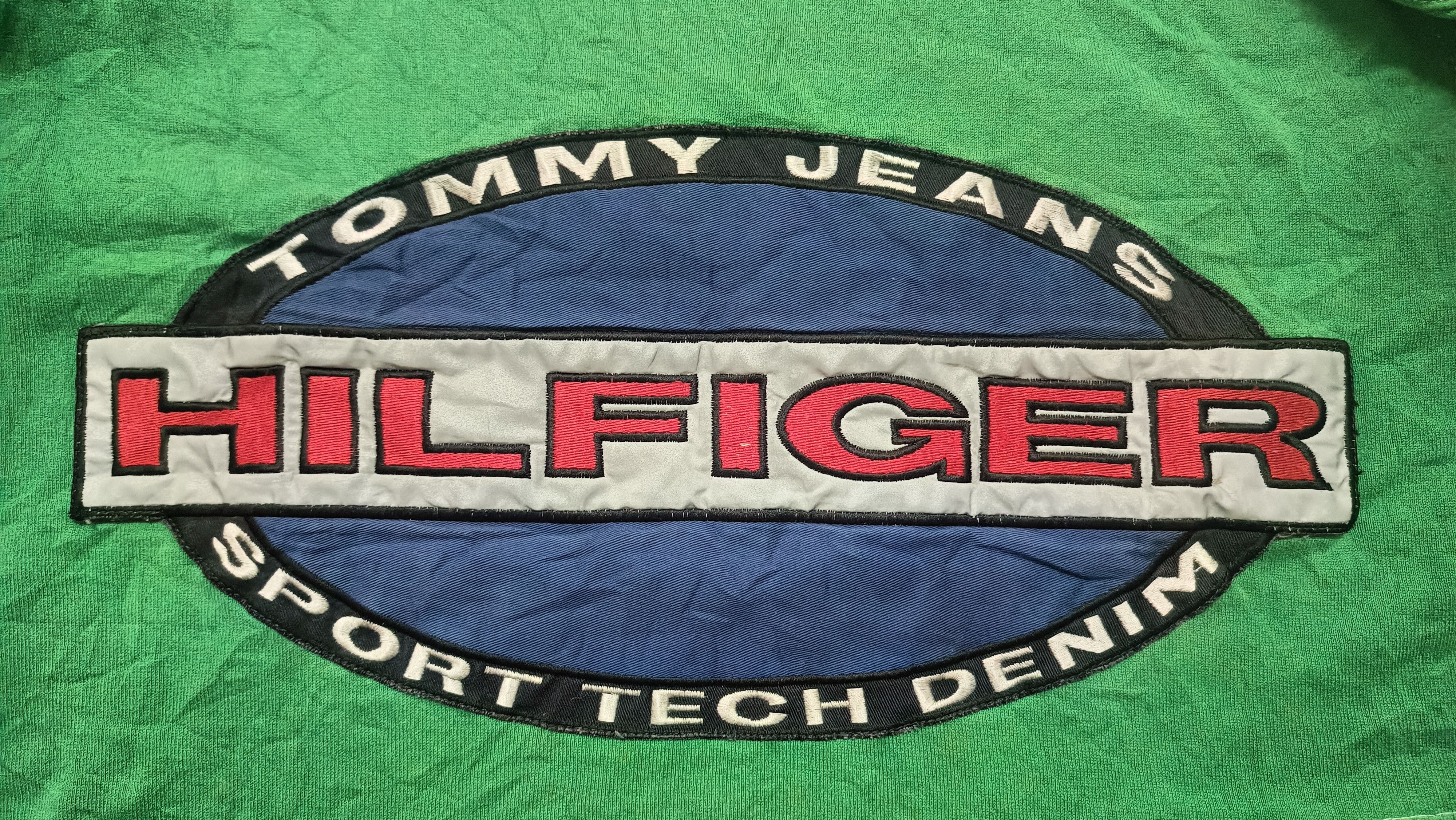 Rap Tees 🔥🔥 Rare Vintage 90s Tommy Hilfiger Jeans Sport Tech L/S Size US L / EU 52-54 / 3 - 4 Thumbnail