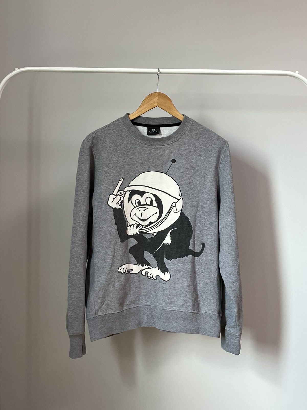 Paul Smith Paul Smith Space Monkey big logo sweatshirt men's sz M Size US M / EU 48-50 / 2 - 1 Thumbnail