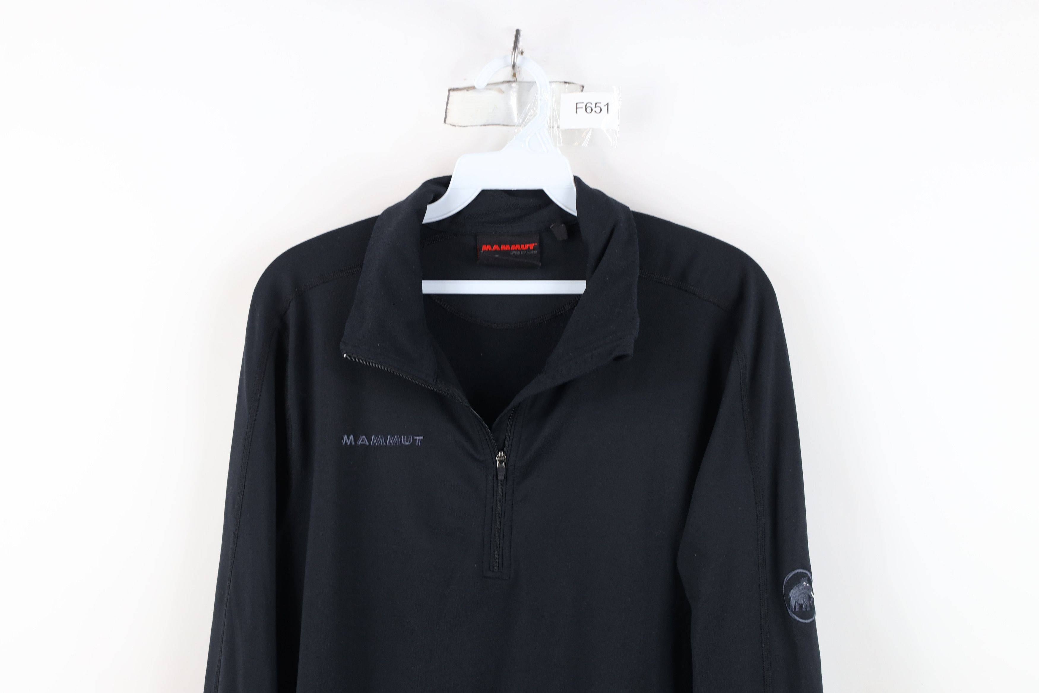 Mammut Mammut Trekking Snow Half Zip Pullover Jacket Top Black Size US M / EU 48-50 / 2 - 2 Thumbnail