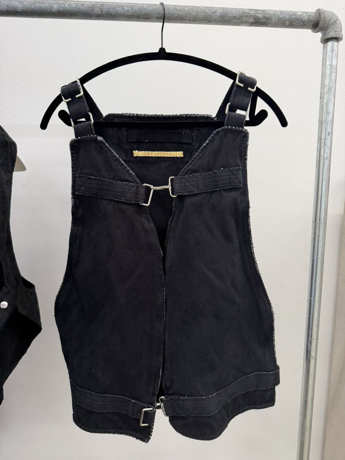 Carol Christian Poell Carol Christian Poell CCP Harness Vest Black Strap Size 40 - 1 Thumbnail