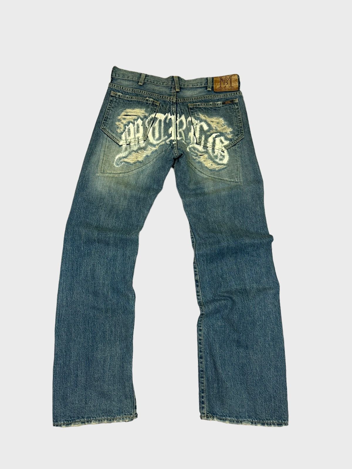 Vintage VINTAGE MATERIAL BOY DISTRESSED DAICOCK DENIM JEANS Size US 30 / EU 46 - 1 Thumbnail