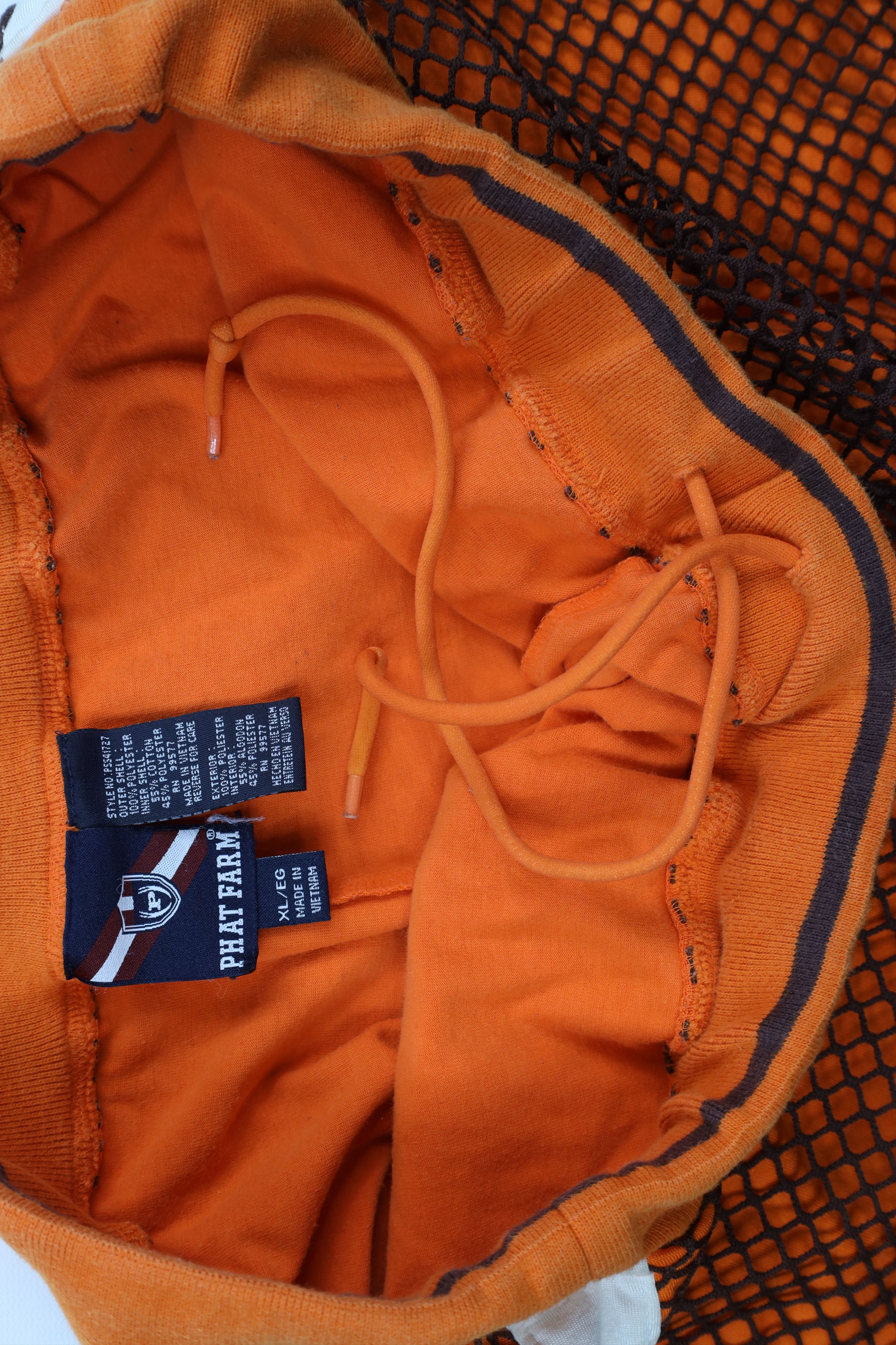 Phat Farm × Vintage Vintage Phat Farm Heavyweight Mesh Net Basketball Shorts Size US 36 / EU 52 - 4 Thumbnail