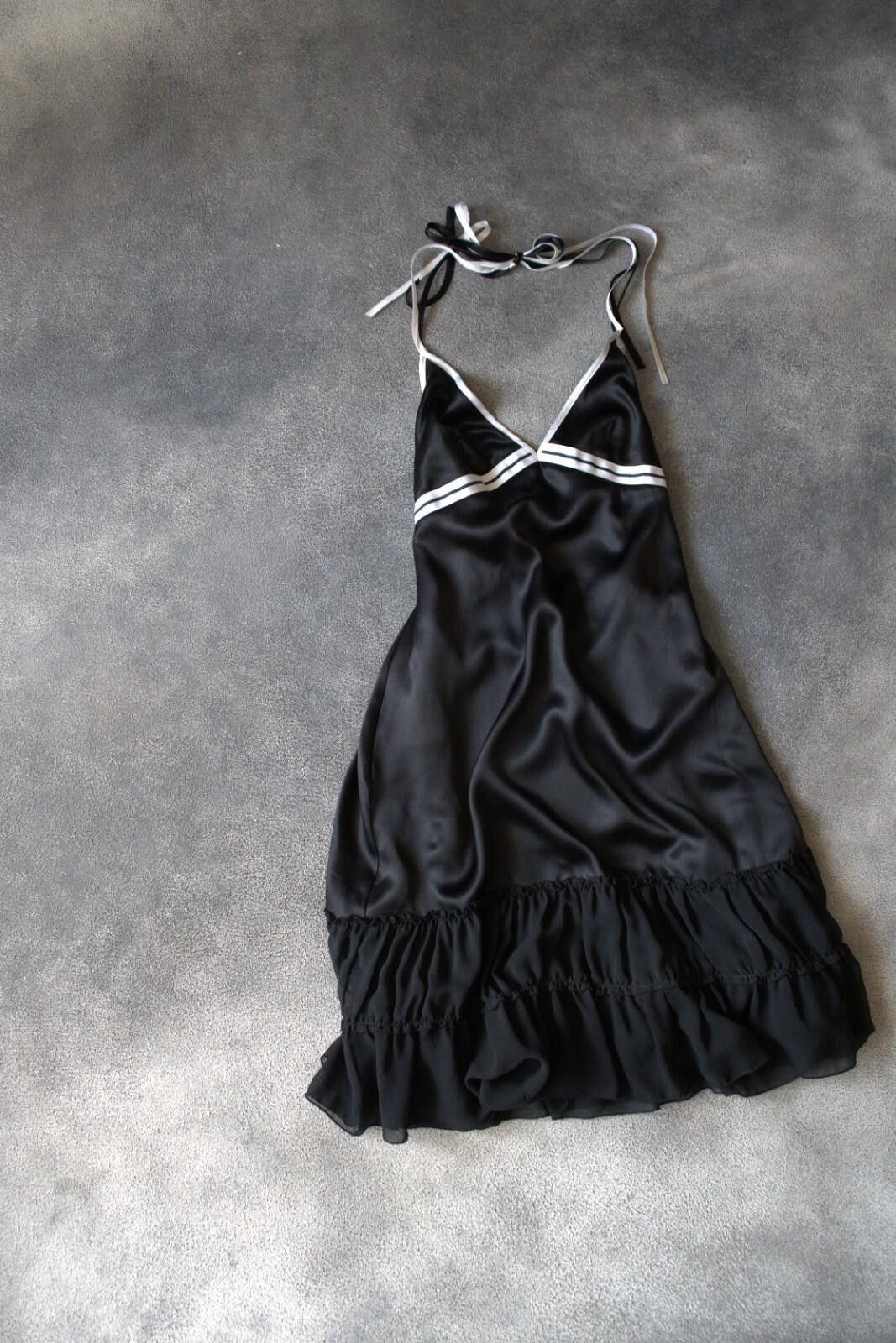 Alexander McQueen 1990ʼs Alexander McQueen Silk / Satin Slip Dress Open Back Size XS / US 0-2 / IT 36-38 - 5 Thumbnail