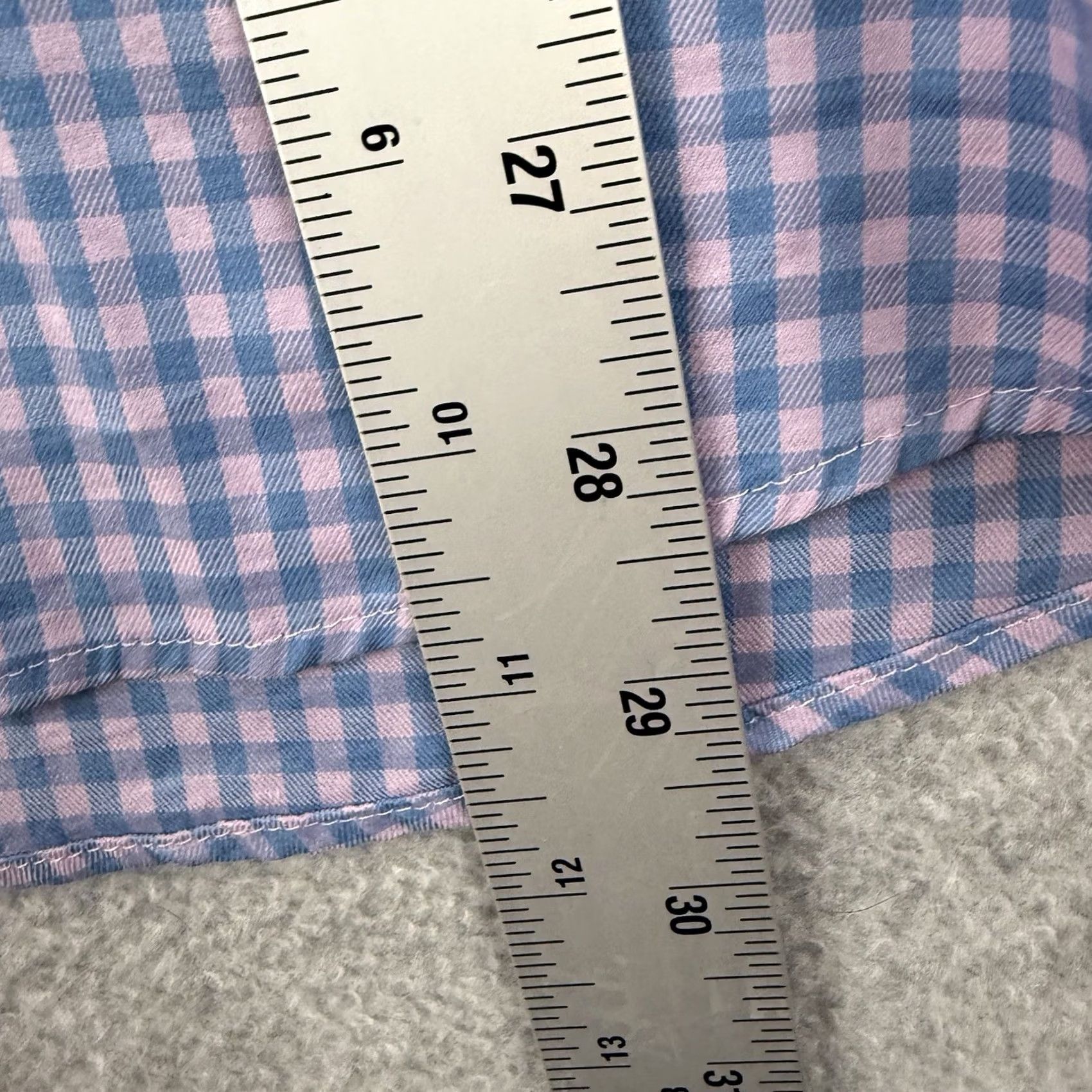 Faherty Faherty Movement Shirt Mens Medium Pink Blue Gingham Button Down Size US M / EU 48-50 / 2 - 5 Thumbnail