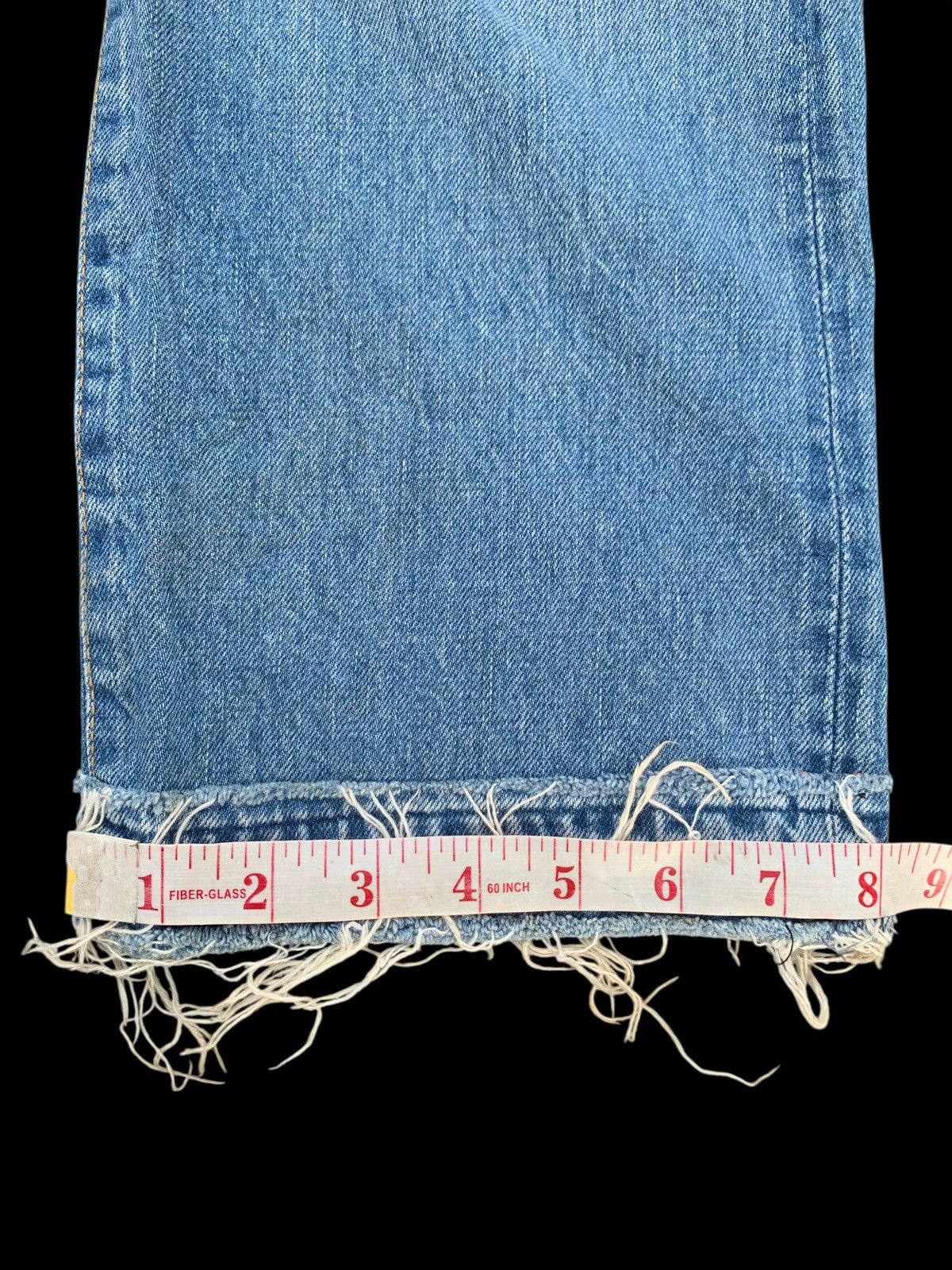 Kapital VINTAGE BLUE BLUE JAPAN INDIGO SELVEDGE DISTRESSED DENIM Size US 28 / EU 44 - 16 Thumbnail