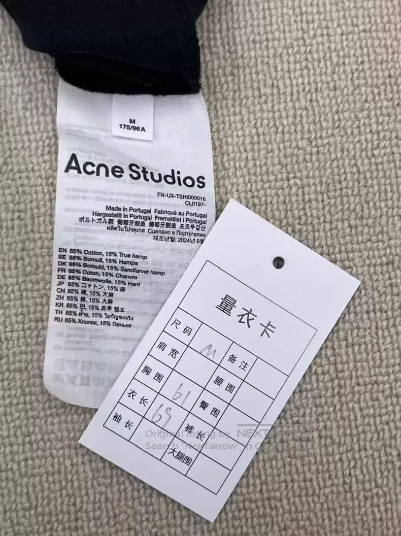 Acne Studios Acne Studios 1996 series letter print pattern loose round Size US M / EU 48-50 / 2 - 4 Thumbnail