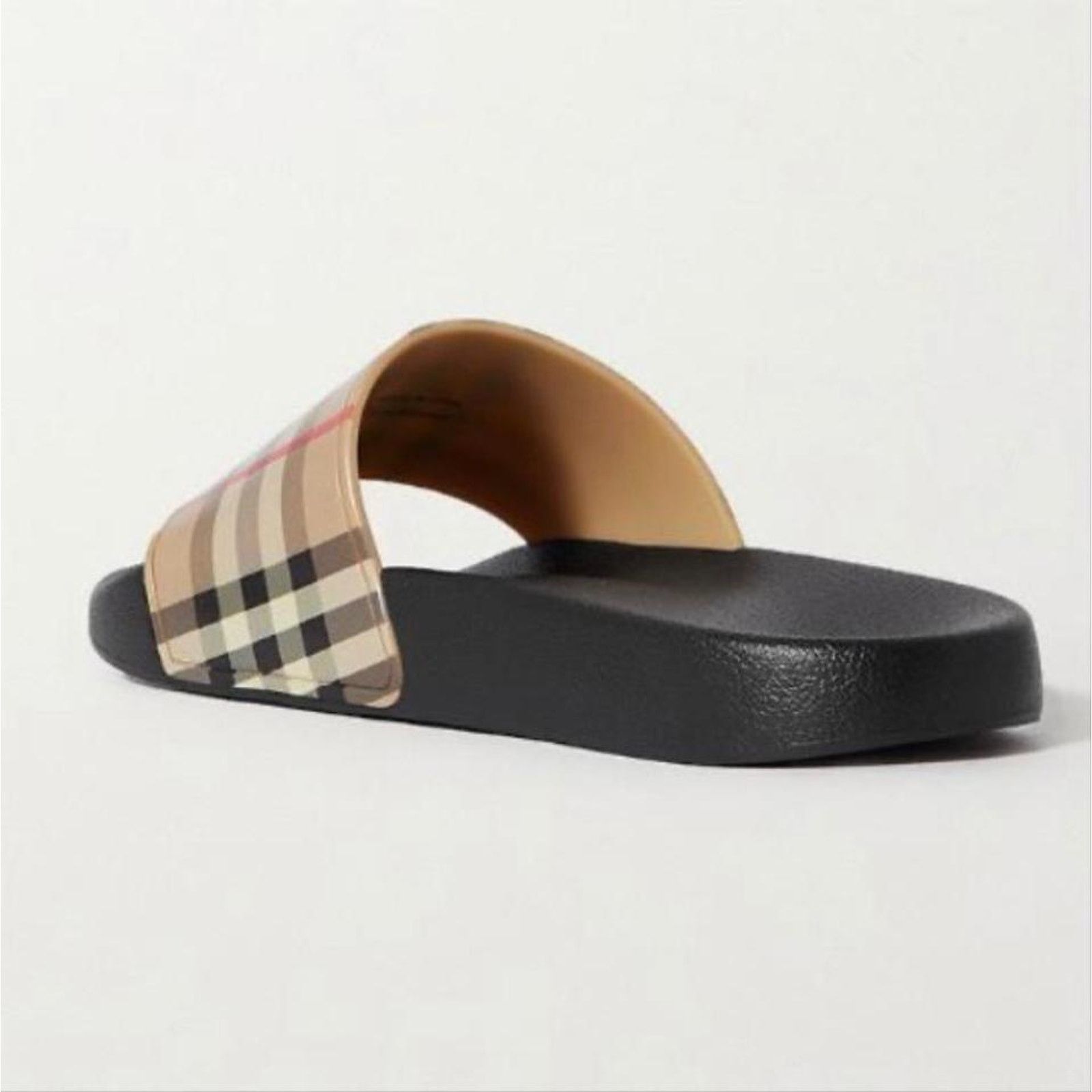 Burberry Check rubber slides sandals Size US 9 / IT 39 - 3 Thumbnail