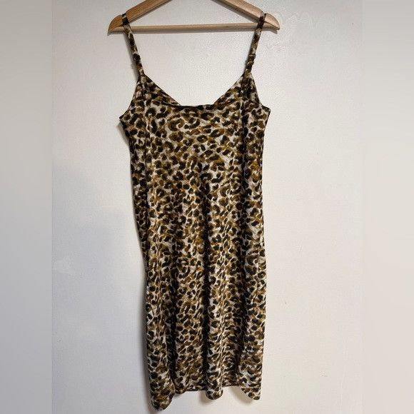 Rebecca Minkoff Rebecca Minkoff Leopard Print Slip Dress – Size L Size L / US 10 / IT 46 - 5 Thumbnail
