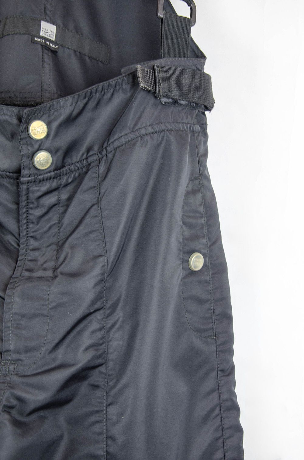 Marithe + Francois Girbaud Girbaud Nylon Cargo Overalls Black Techwear - Size IT42 Size 28" / US 6 / IT 42 - 6 Thumbnail