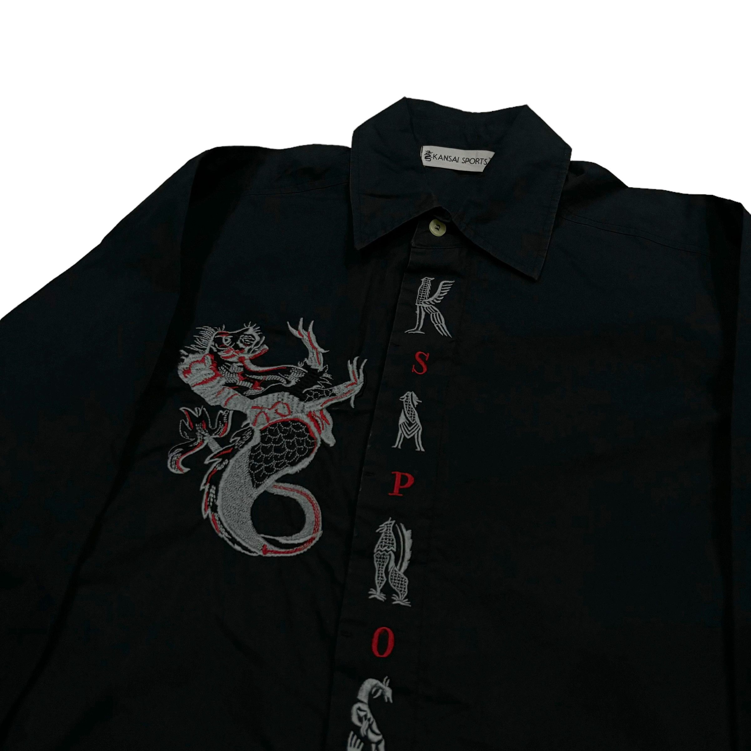 Kansai Yamamoto Kansai Sports Dragon Embroidery Shirt Size US M / EU 48-50 / 2 - 3 Thumbnail