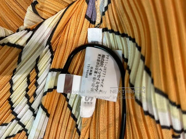 Issey Miyake Issey Miyake Yellow Wave Dress Size XL / US 12-14 / IT 48-50 - 5 Thumbnail