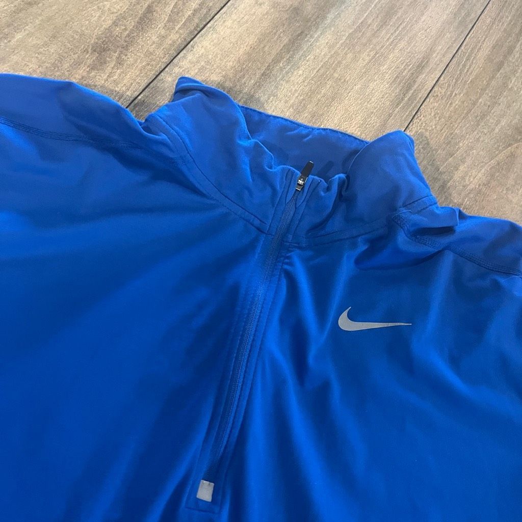 Nike Nike Livestrong Blue Athletic Casual Quarter Zip Pullover M Size US XXL / EU 58 / 5 - 2 Thumbnail