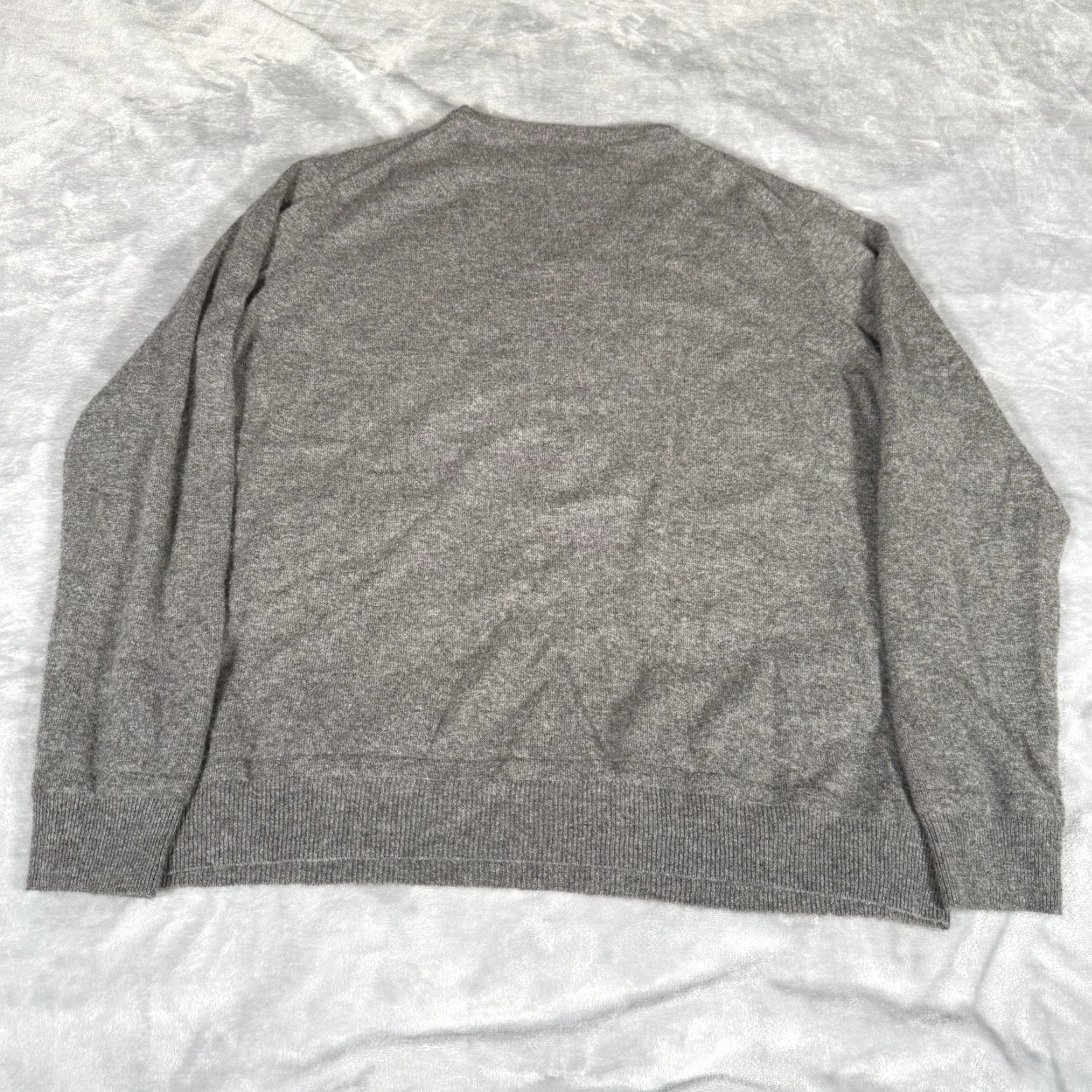 Nordstrom Nordstrom Italian Cashmere Sweater Mens 2XL V Neck Lightweight Preppy Knit Gray Size US XXL / EU 58 / 5 - 5 Thumbnail