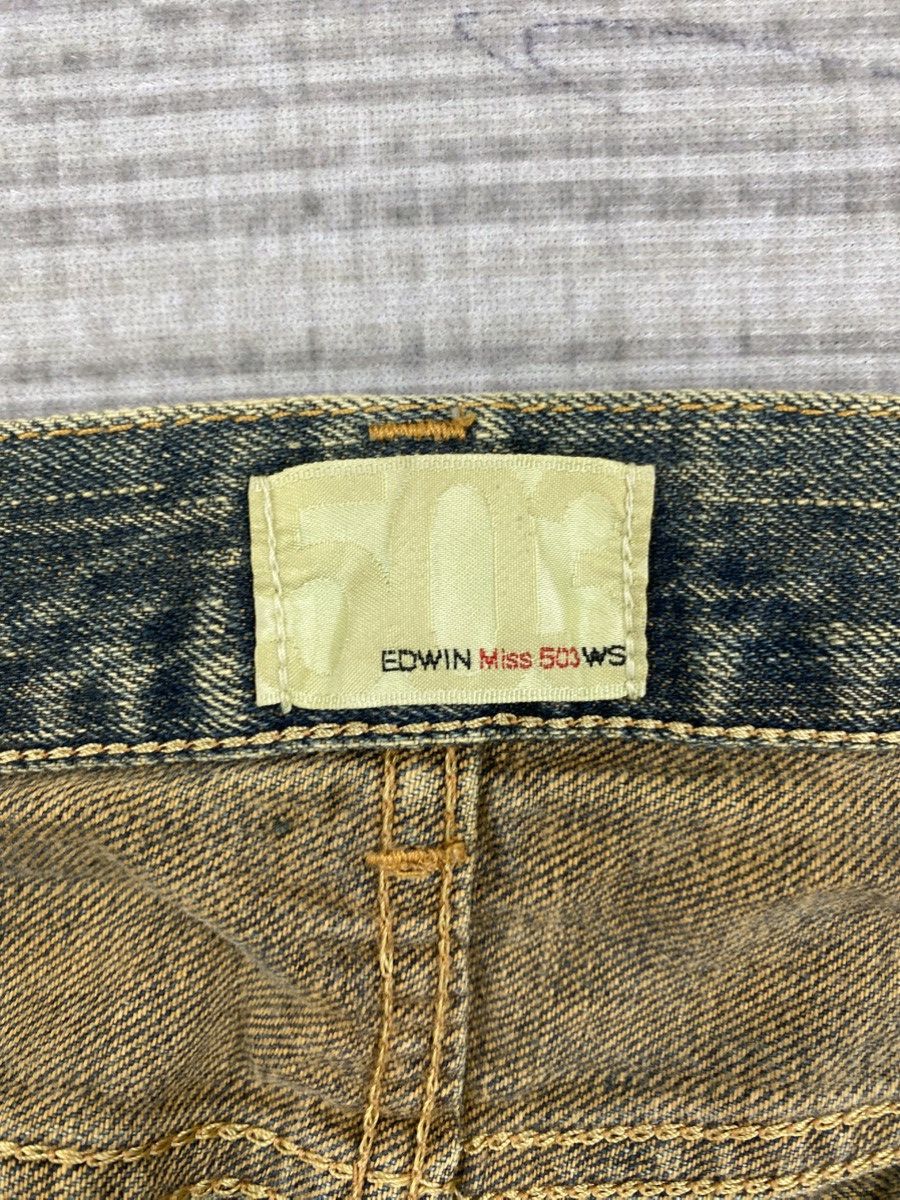 Edwin Vintage Edwin Flared Mud Wash Denim Pants Size US 31 - 15 Thumbnail