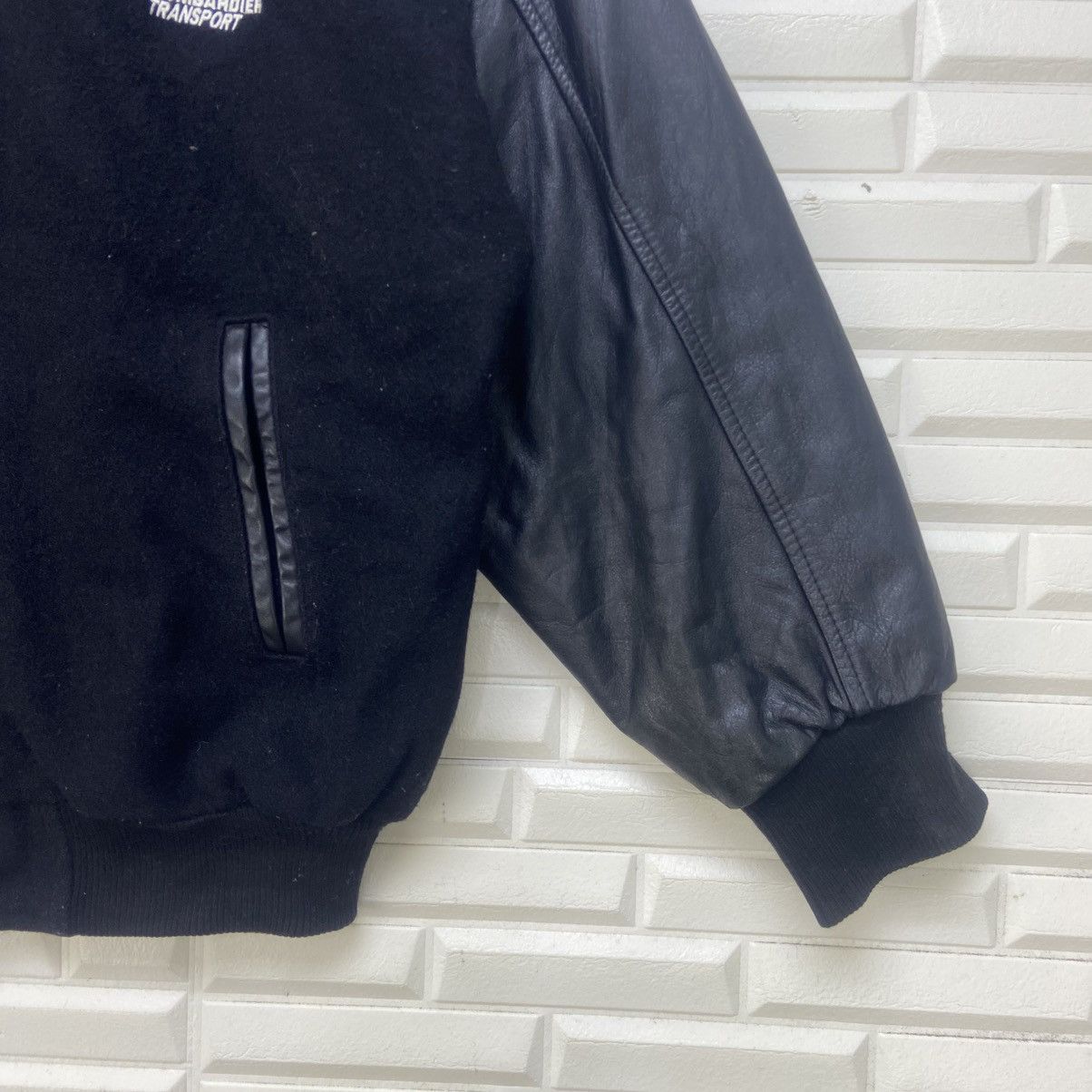 Other Vtg Canada Sportswear Bombardier Transport Leather Varsity Size US L / EU 52-54 / 3 - 4 Thumbnail