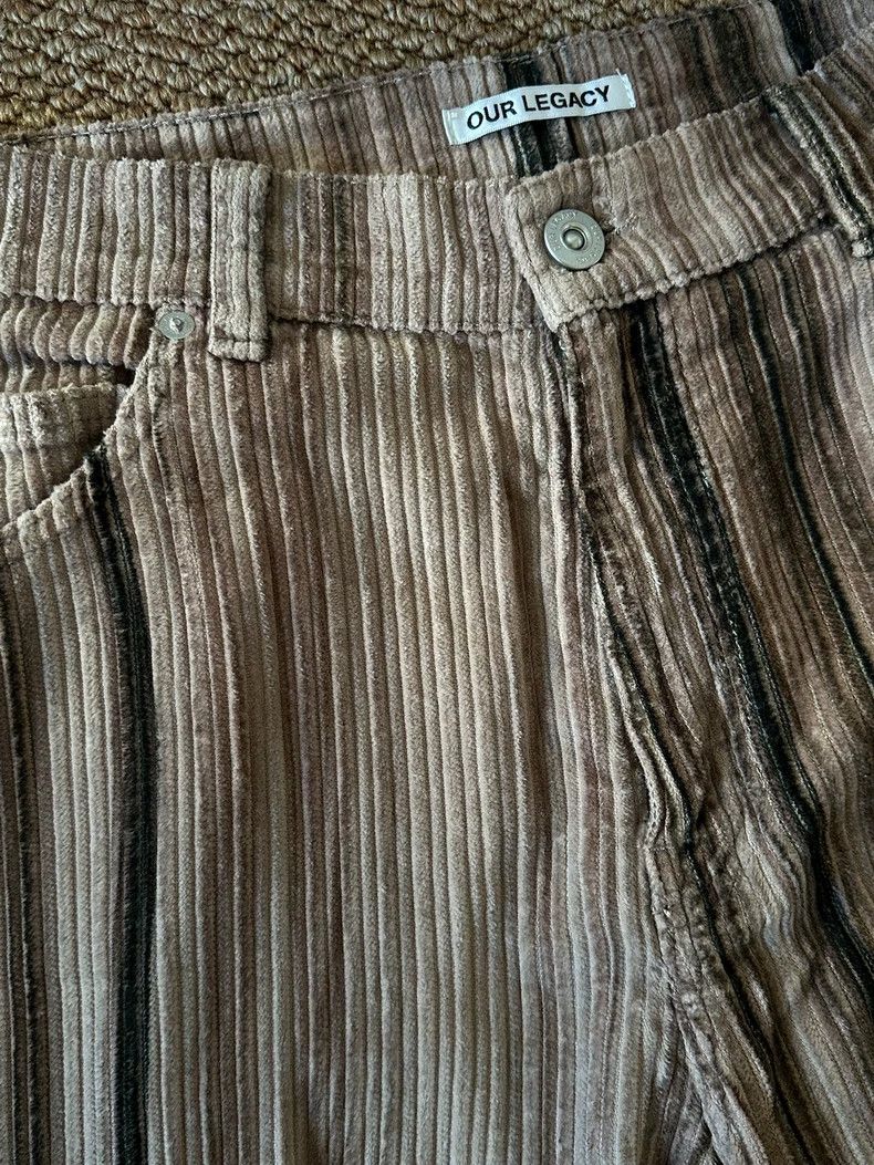 Our Legacy Our LegacyVast cut striped corduroy trousers Size US 30 / EU 46 - 2 Thumbnail