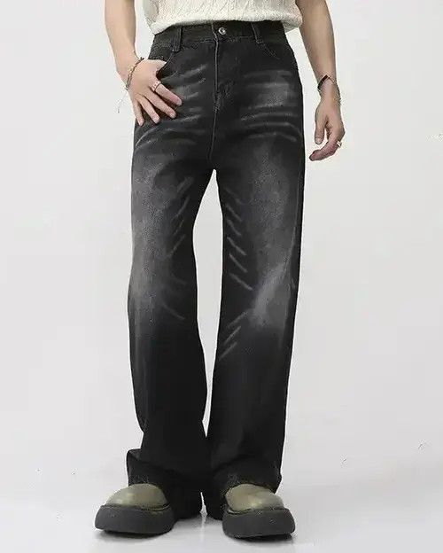 Japanese Brand Vintage Straight Loose Denim Size US 33 - 2 Thumbnail