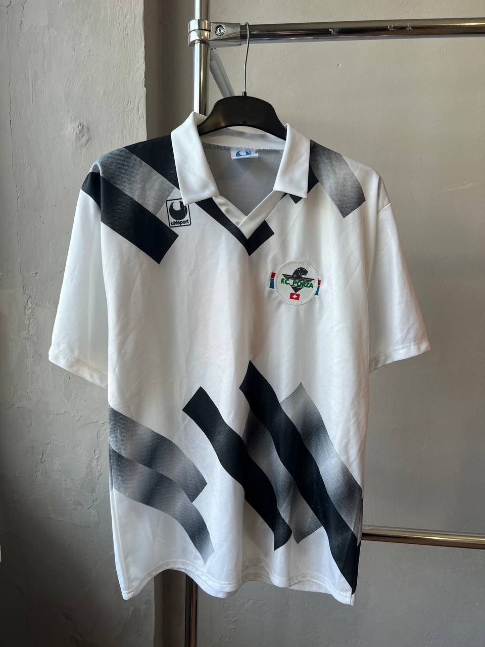 Vintage 90’S FC PORZA UHLSPORT #6 VINTAGE SOCCER JERSEY SHIRT SZ XL Size US XL / EU 56 / 4 - 2 Thumbnail