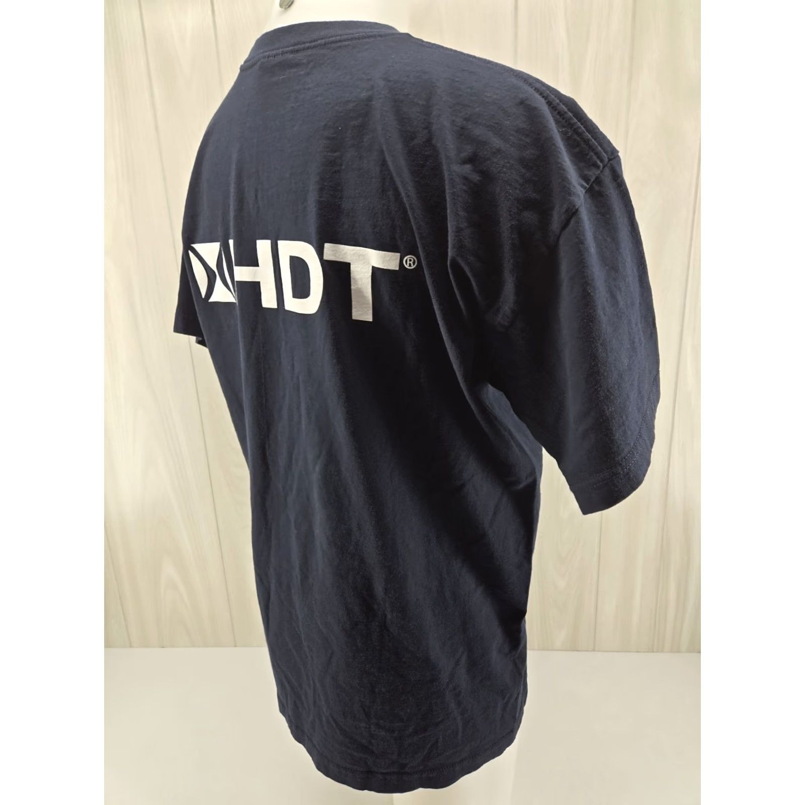 Vintage HDT Global T Shirt XL blue cotton short sleeve Men Size US XL / EU 56 / 4 - 7 Thumbnail