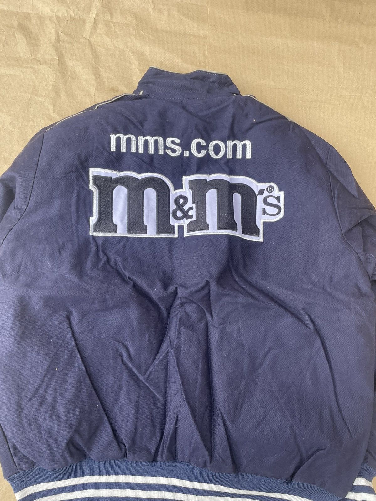 NASCAR × Vintage 🆘Rare🆘 Vintage JH Design M&M's NASCAR racing jacket navy L Size US L / EU 52-54 / 3 - 14 Thumbnail