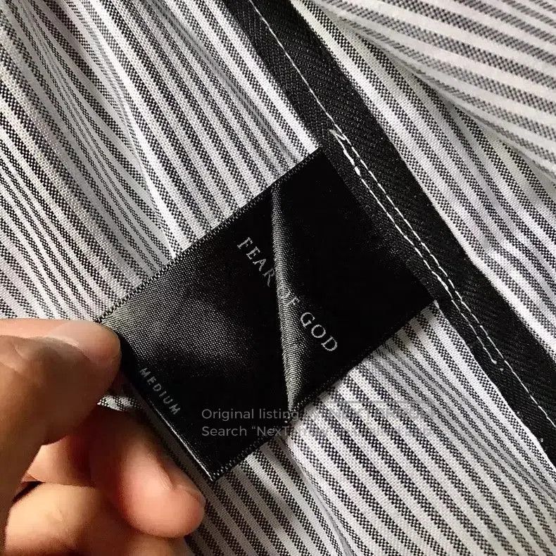 Fear of God Fear of God 4th Oxford Stripe Shirt. Size US M / EU 48-50 / 2 - 7 Thumbnail