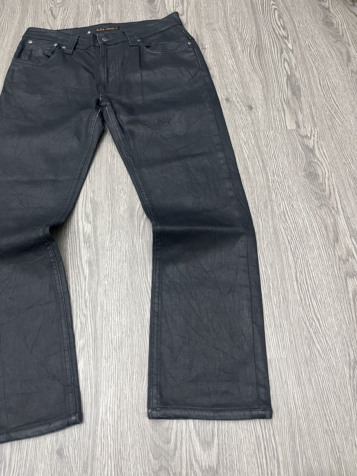 Nudie Jeans Nudie black coated denim Jeans Size US 31 - 4 Thumbnail