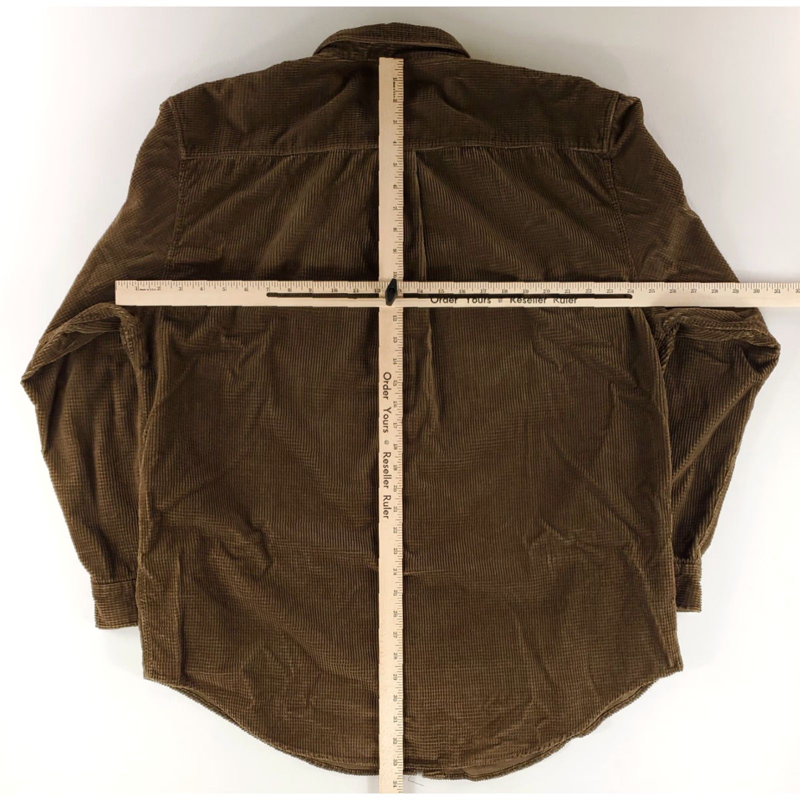 The Territory Ahead Territory Ahead Button-Up Shirt Mens XXL Brown Waffle Knit Textured Long Sleeve, 2XL (Regular) Size US XXL / EU 58 / 5 - 7 Thumbnail