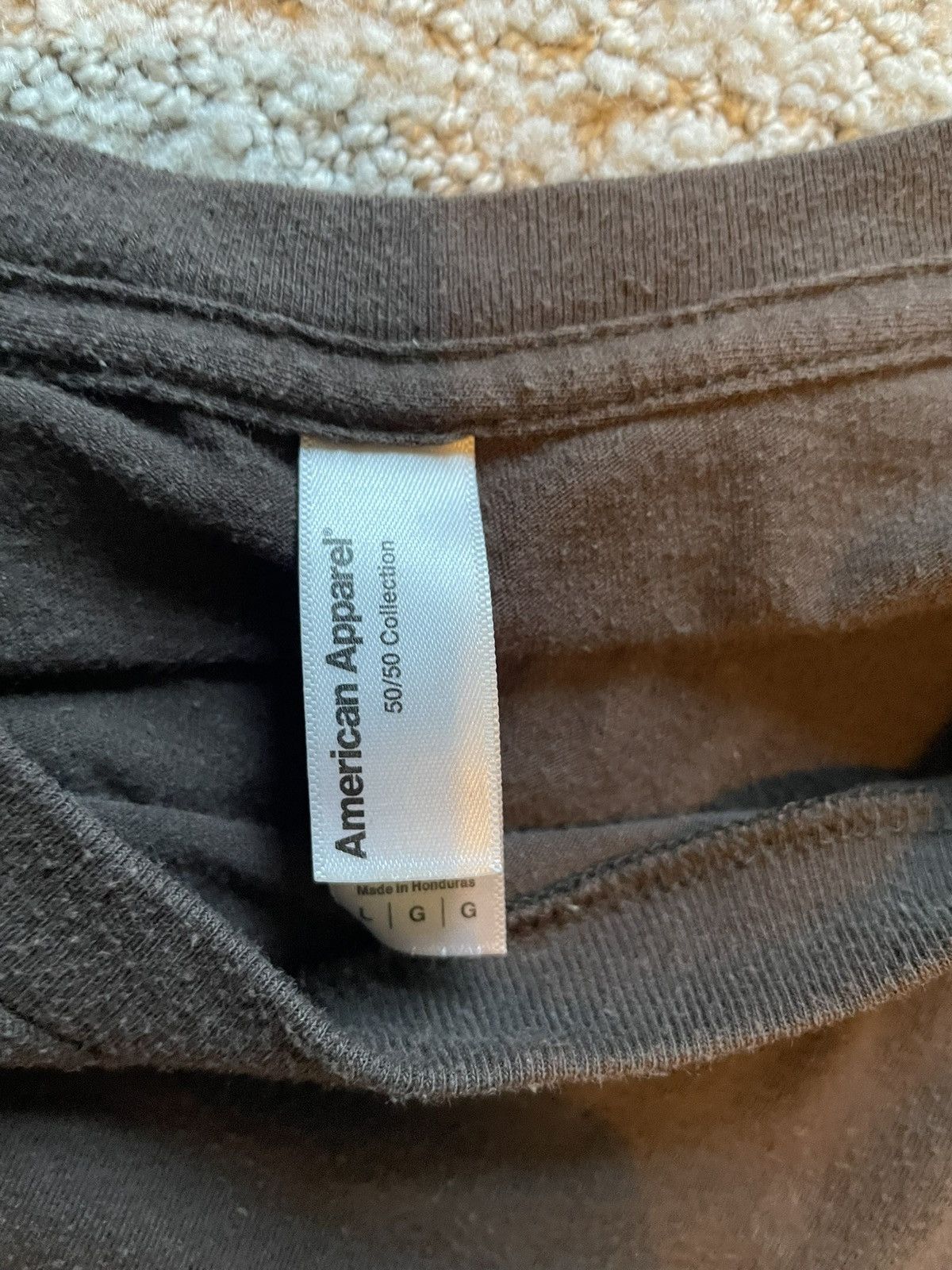 Vintage Brown American apparel single stitch vintage tshirt Size US M / EU 48-50 / 2 - 3 Thumbnail
