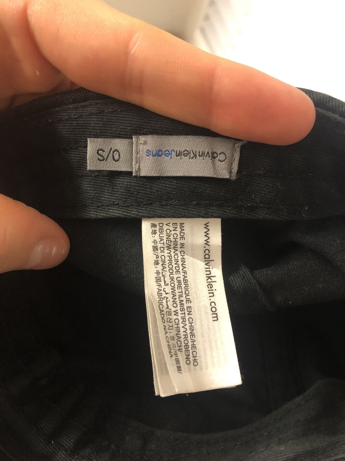 Calvin Klein CALVIN KLEIN JEANS VINTAGE BLACK DENIM QUALITY HAT CAP Size ONE SIZE - 5 Thumbnail