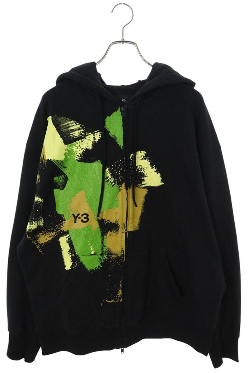 Yohji Yamamoto Y-3 yohji yamamoto paint zip up hoodie Size US L / EU 52-54 / 3 - 1 Thumbnail