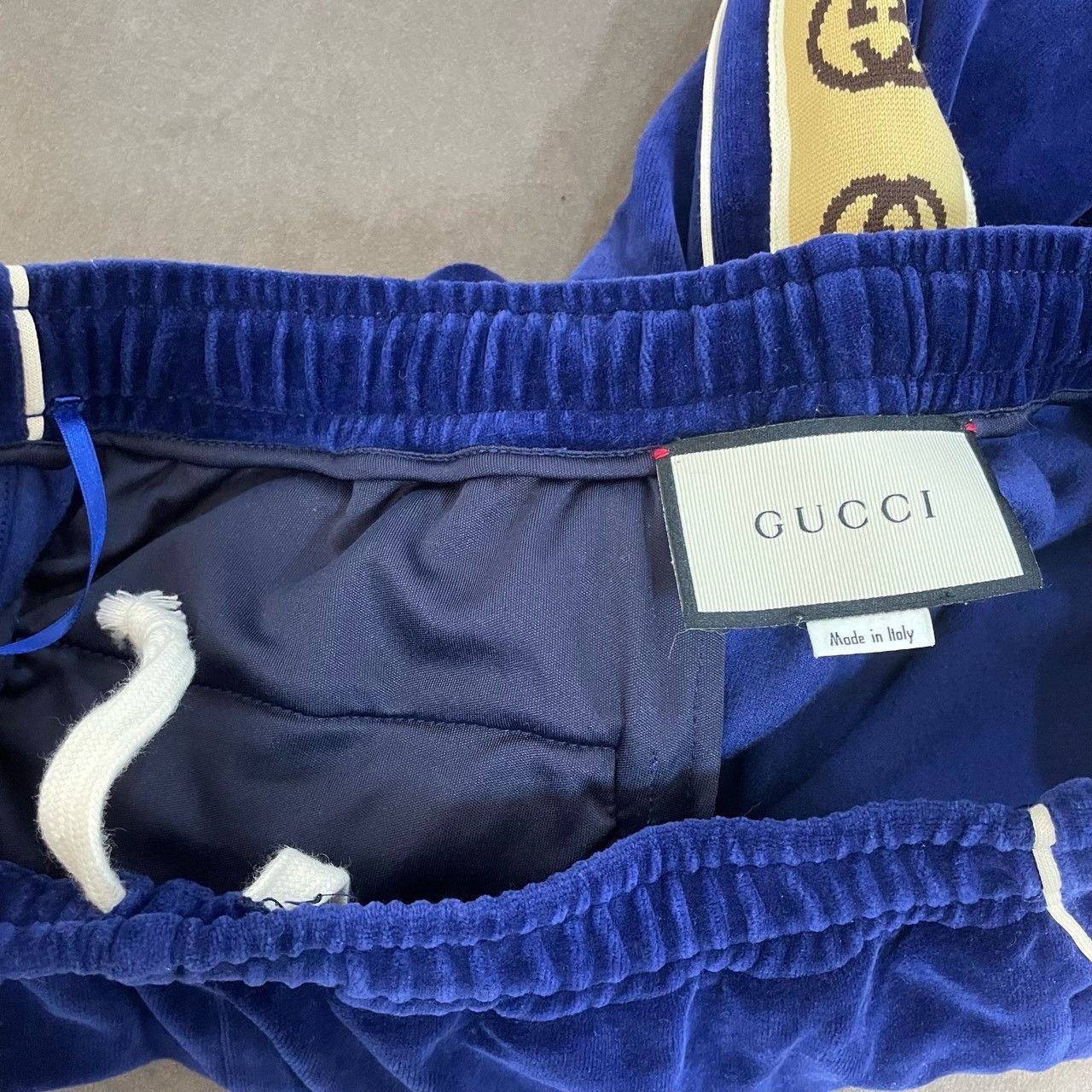 Gucci Gucci Blue 3m side full-print trousers 2501-Nextarrow Size US 28 / EU 44 - 3 Thumbnail