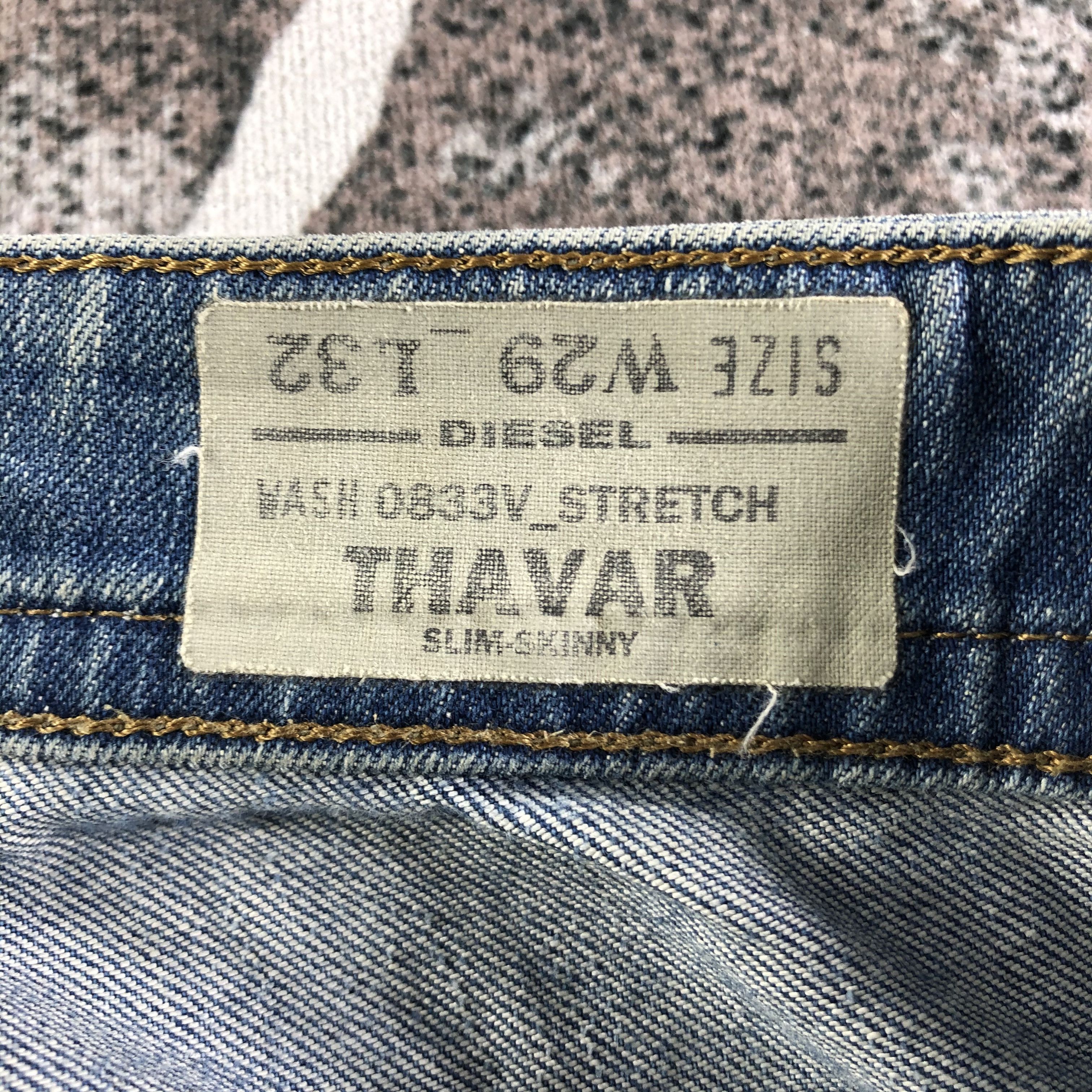 Diesel Diesel Jeans Ripped Skinny Denim KJ2459 Size US 29 - 10 Thumbnail