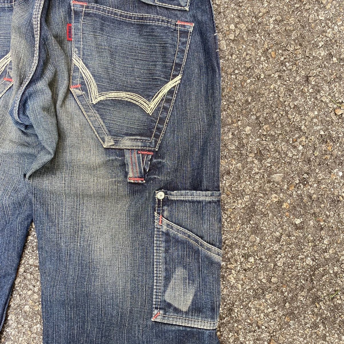 Edwin Jorts Shorts Denim Edwin 503 Blue Trip Jeans Size US 30 / EU 46 - 2 Thumbnail