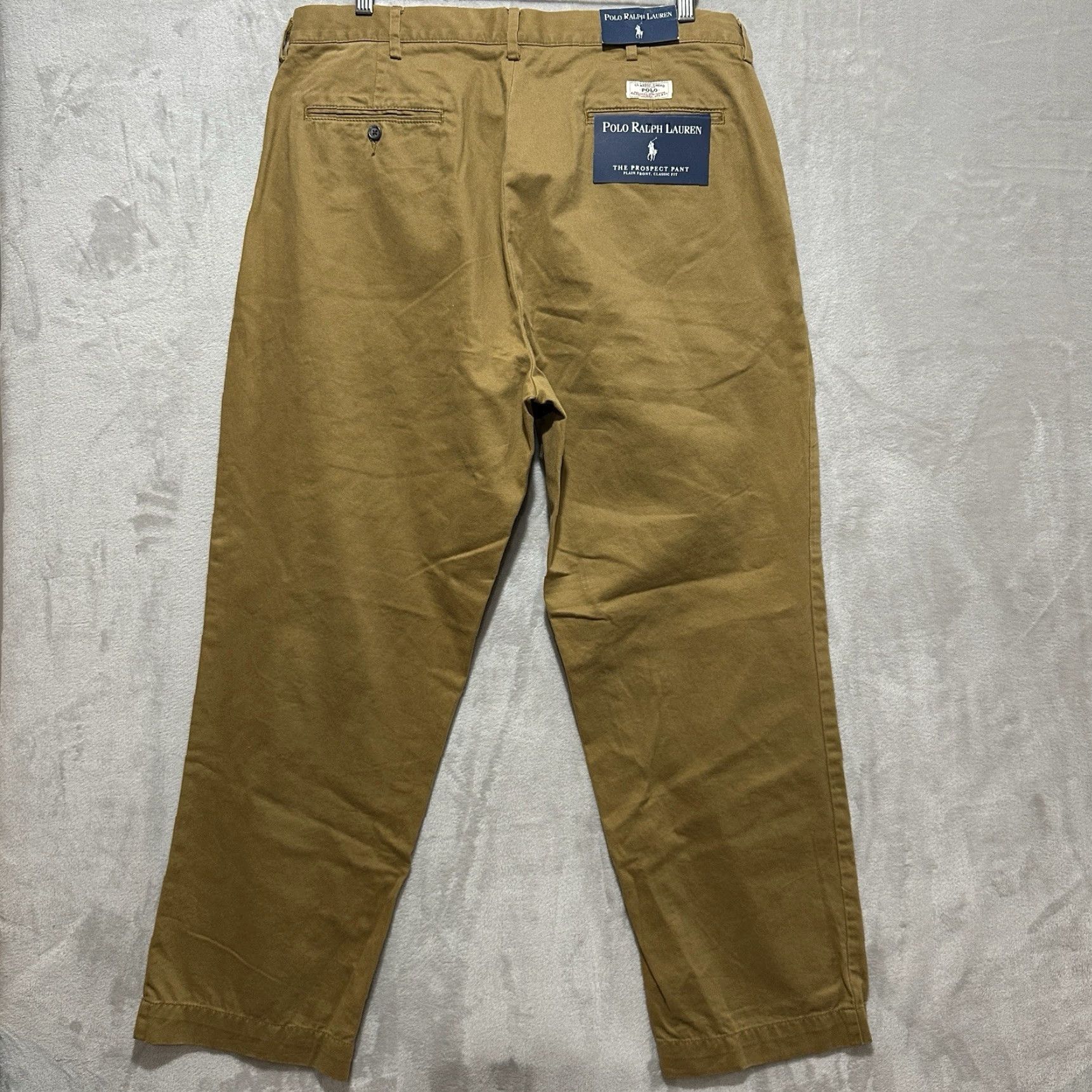 Polo Ralph Lauren Polo Ralph Lauren Prospect Pants Men's 36 Brown Classic Fit Chino NWT Size US M / EU 48-50 / 2 - 2 Thumbnail