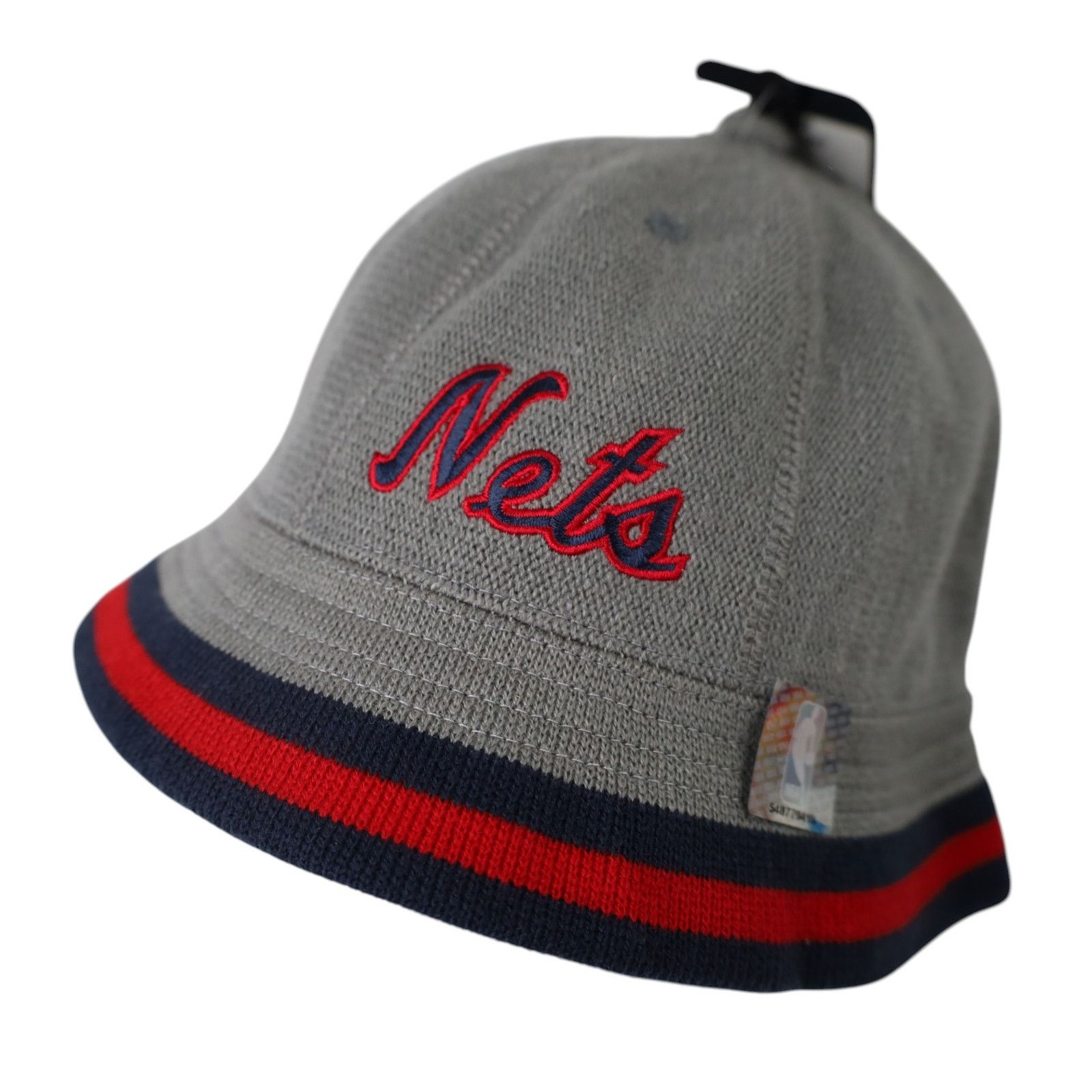 Nike × Vintage NWT Vintage Y2k Nike New York Nets Rewind Bucket Hat Size ONE SIZE - 2 Thumbnail