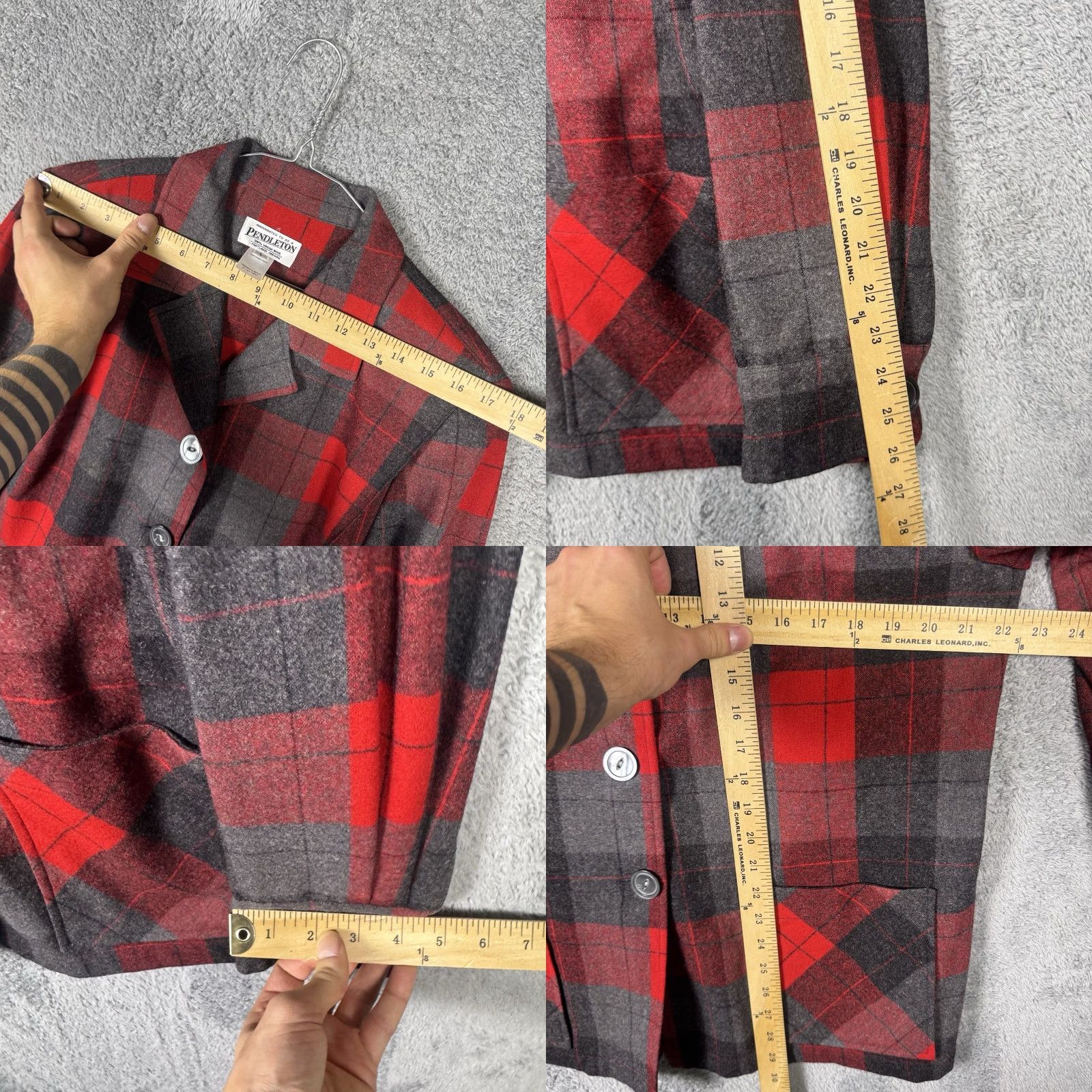 Pendleton VINTAGE Pendleton 49er Jacket Womens L Board Shirt Wool Limited Edition Jacket Size L / US 10 / IT 46 - 8 Thumbnail