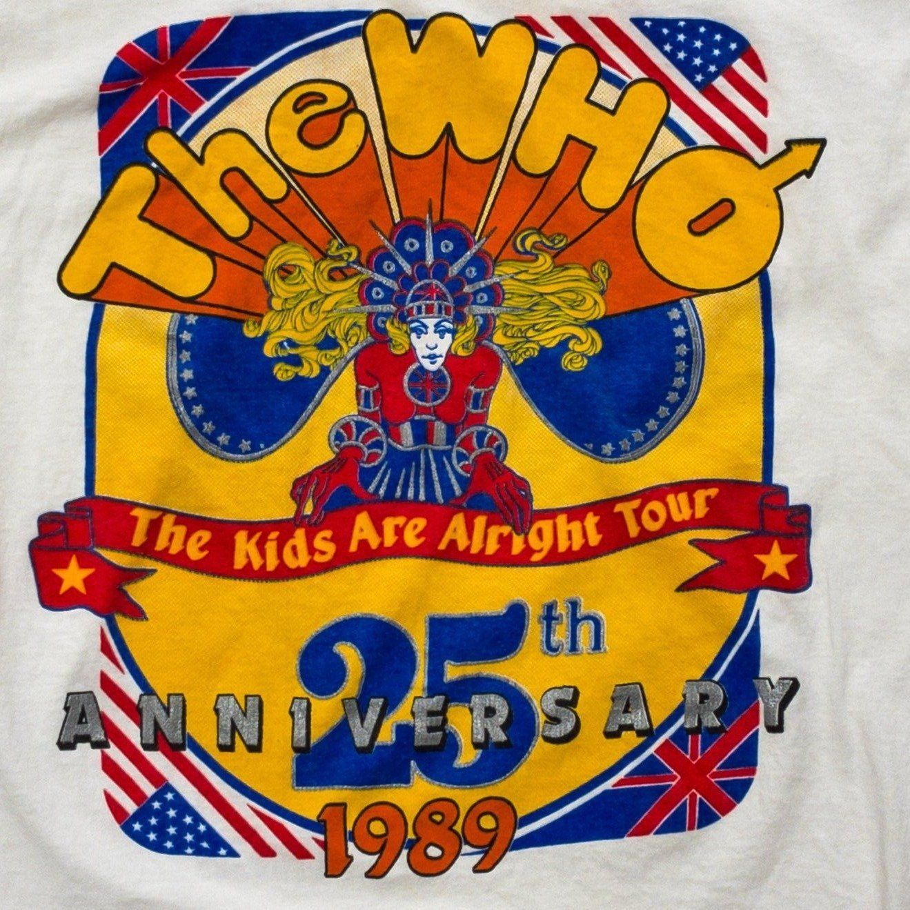 Vintage The Who The Kids Are Alright Tour 25th Anniversary White Size US L / EU 52-54 / 3 - 2 Thumbnail