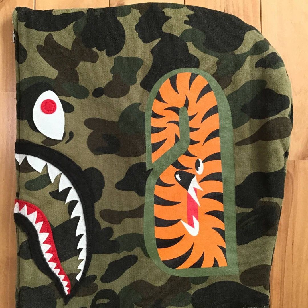 Bape BAPE 1st Camo Green Shark Full Zip Hoodie a bathing ape WGM Size US XXL / EU 58 / 5 - 6 Thumbnail