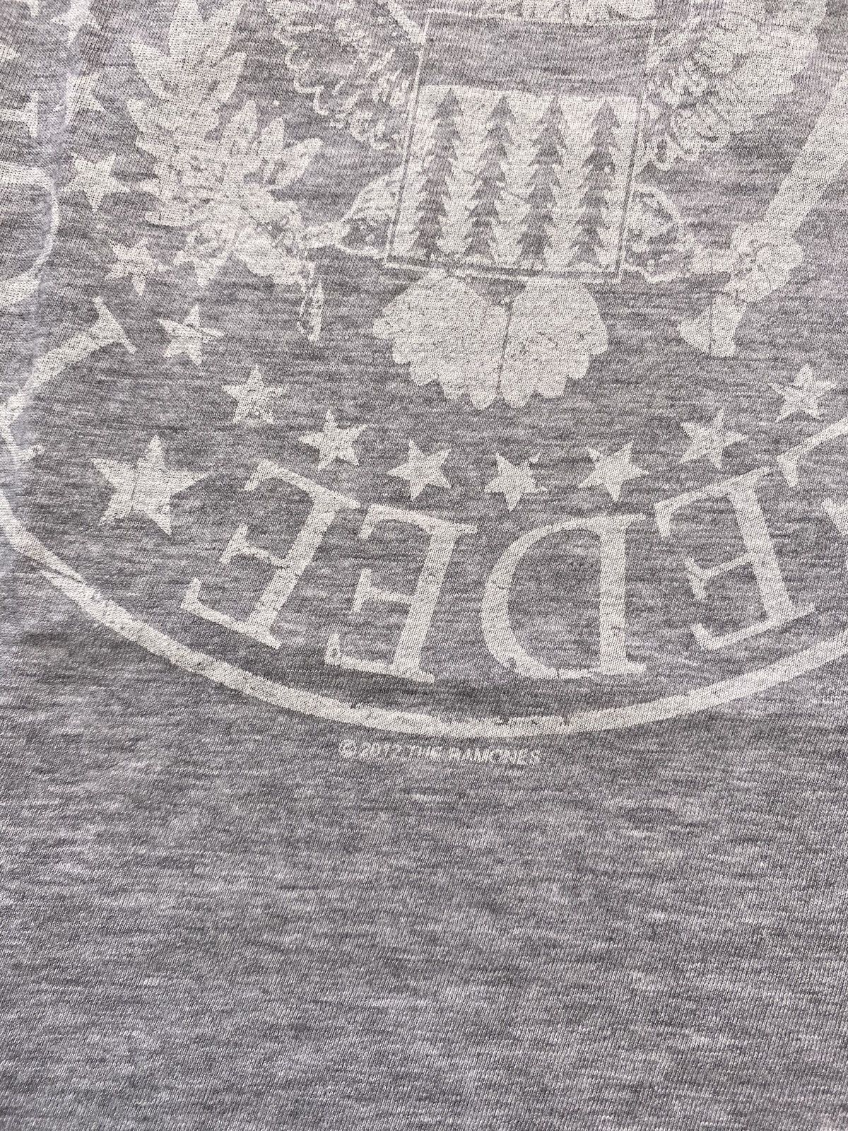 Band Tees Ramones Men’s Grey Rock T-Shirt With Big Logo Size US M / EU 48-50 / 2 - 5 Thumbnail