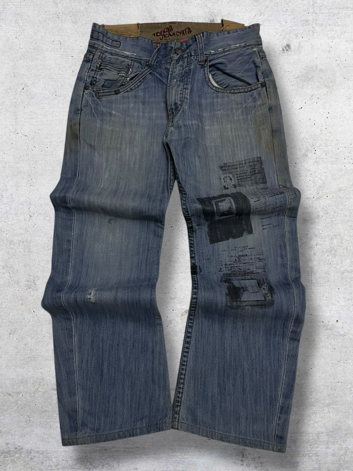 Japanese Brand VINTAGE TOUGH OG JAPAN CRAFTED RARE FIND SERIAL KILLER DENIM Size US 34 / EU 50 - 1 Thumbnail