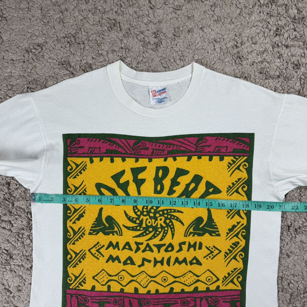 Vintage Vintage 1992 Off Beat Tour Masatoshi "Marcy" Mashima T-shirt Size US L / EU 52-54 / 3 - 15 Thumbnail