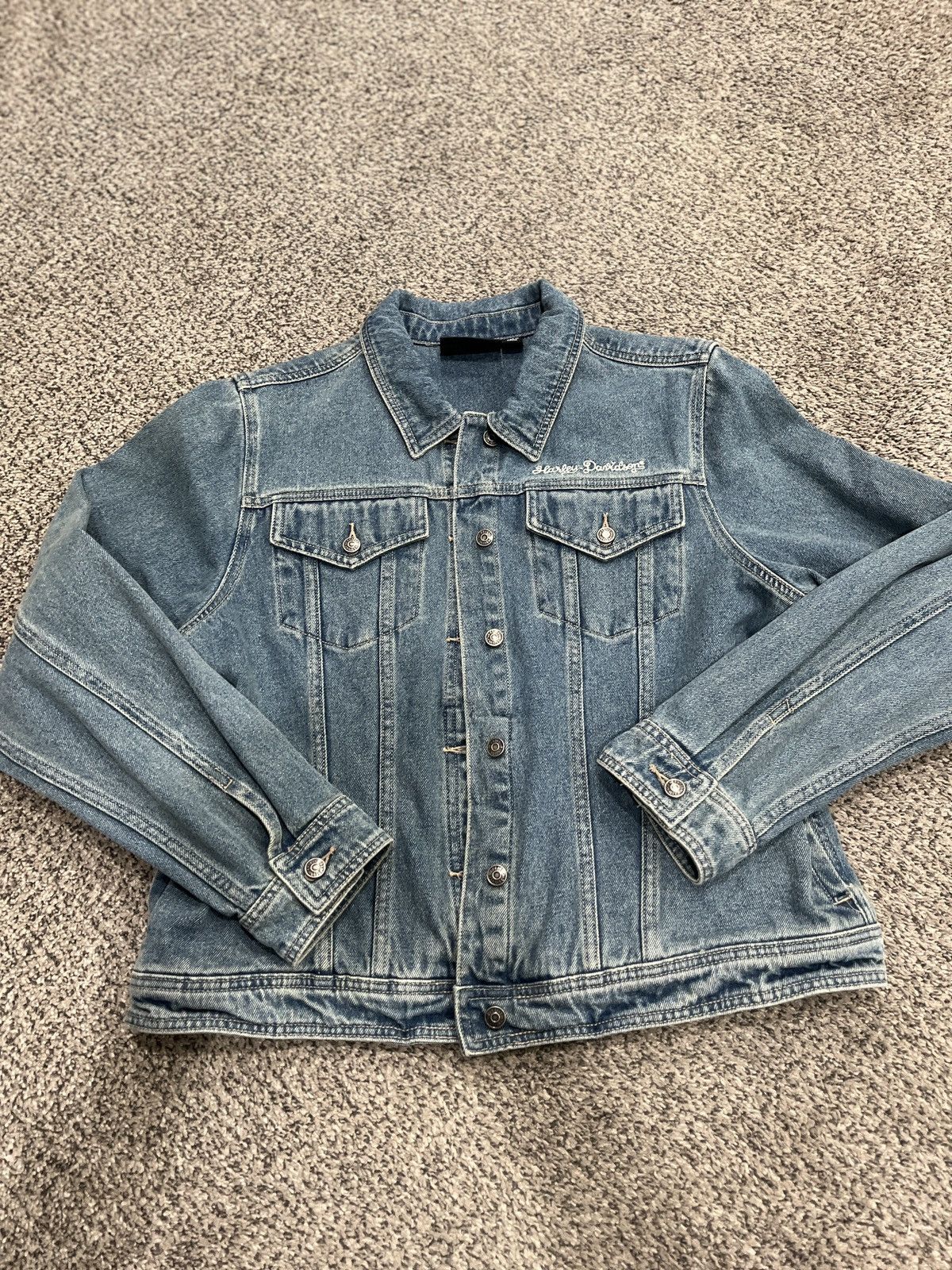 Harley Davidson Harley Davidson jean jacket. Size xl Size XL / US 12-14 / IT 48-50 - 1 Thumbnail