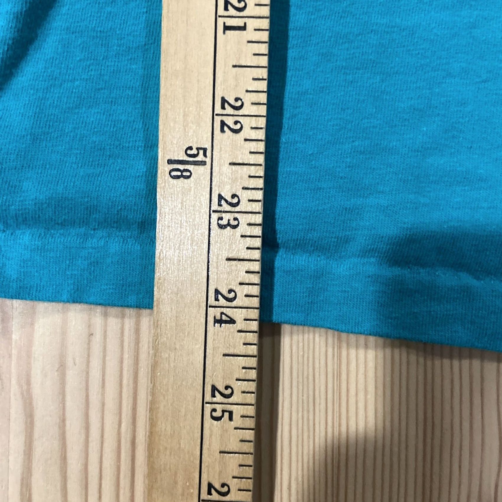 Vintage VINTAGE He Loved Me To Death Cross T Shirt Romans 5:8 Teal SMARtex Men M Short Sleeve Crew Neck USA 1990s Funny Quotes Shirt Size US M / EU 48-50 / 2 - 4 Thumbnail