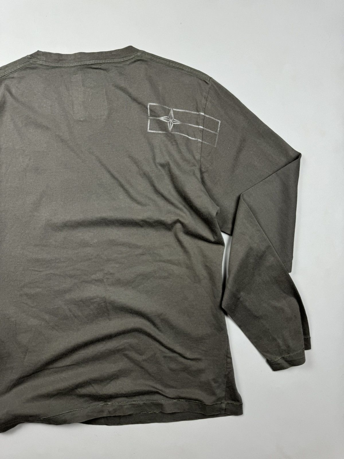 Stone Island Stone Island Vintage Denims Box Logo Longsleeve size M/L Size US M / EU 48-50 / 2 - 8 Thumbnail