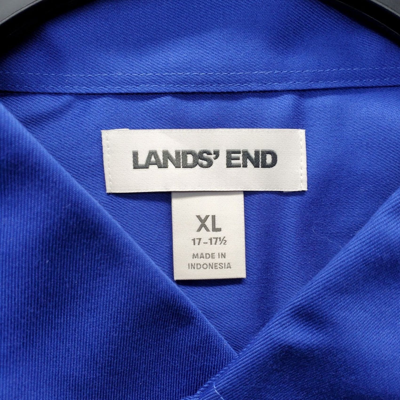 Lands' End Lands' End Shirt Mens XL Blue Classic Button-Down Long Sleeve Chest Pocket Shirt Size US XL / EU 56 / 4 - 5 Thumbnail