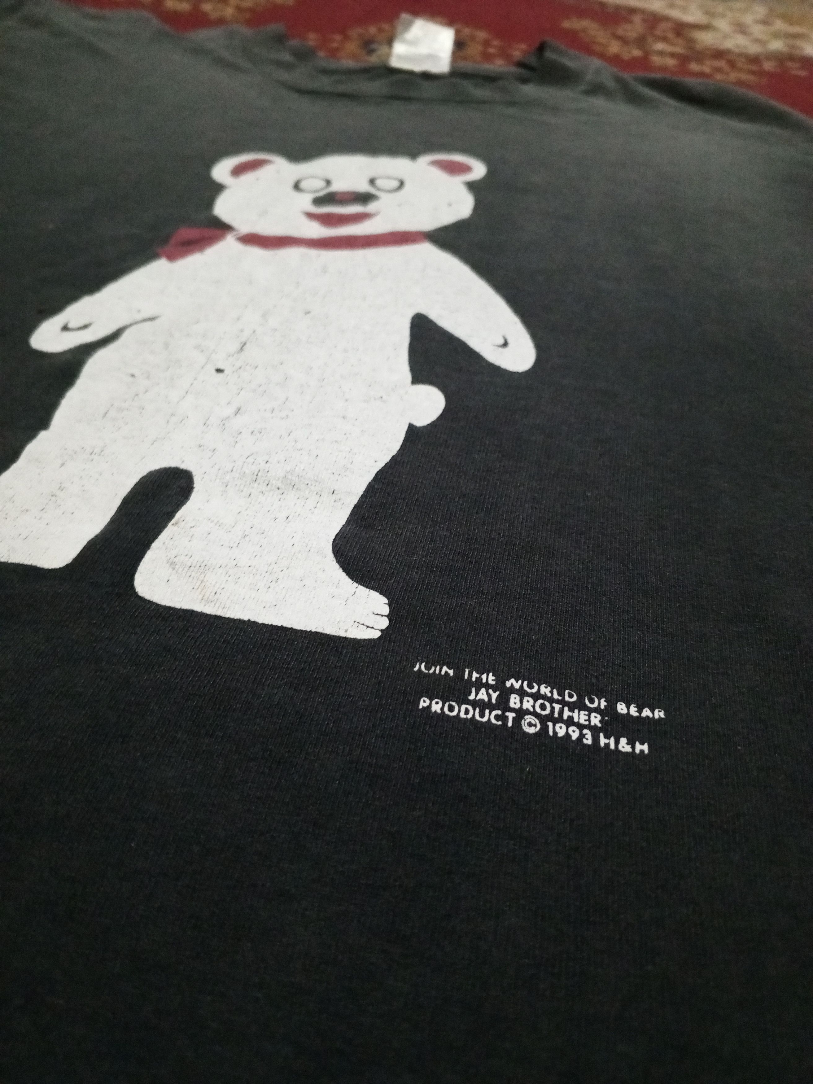 Fruit Of The Loom Vintage 1993 Jay Brother Join The World Of Bear Angeeze Size US L / EU 52-54 / 3 - 6 Thumbnail