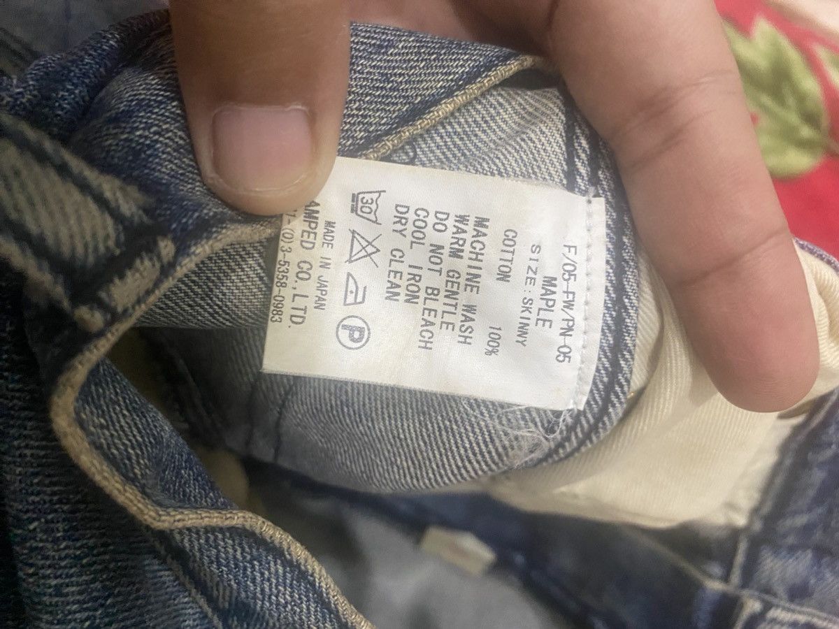 Fat Tokyo × Japanese Brand × Vintage Vintage FAT TOKYO Jeans Skinny Old Cutting Like Baggy Size US 34 / EU 50 - 11 Thumbnail